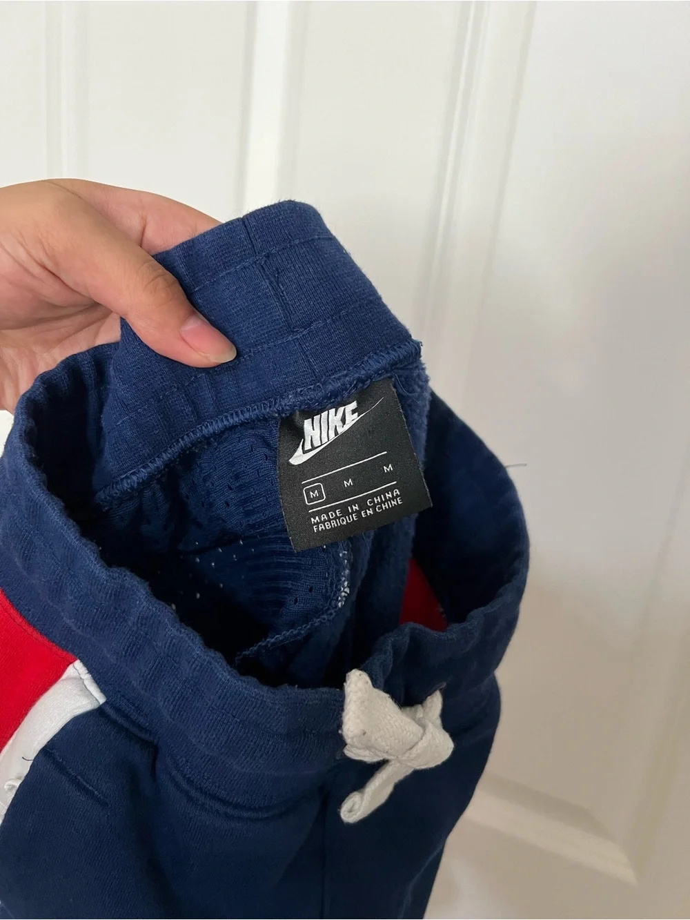 Youth Vintage Y2K Medium Nike Navy, Red & White Joggers